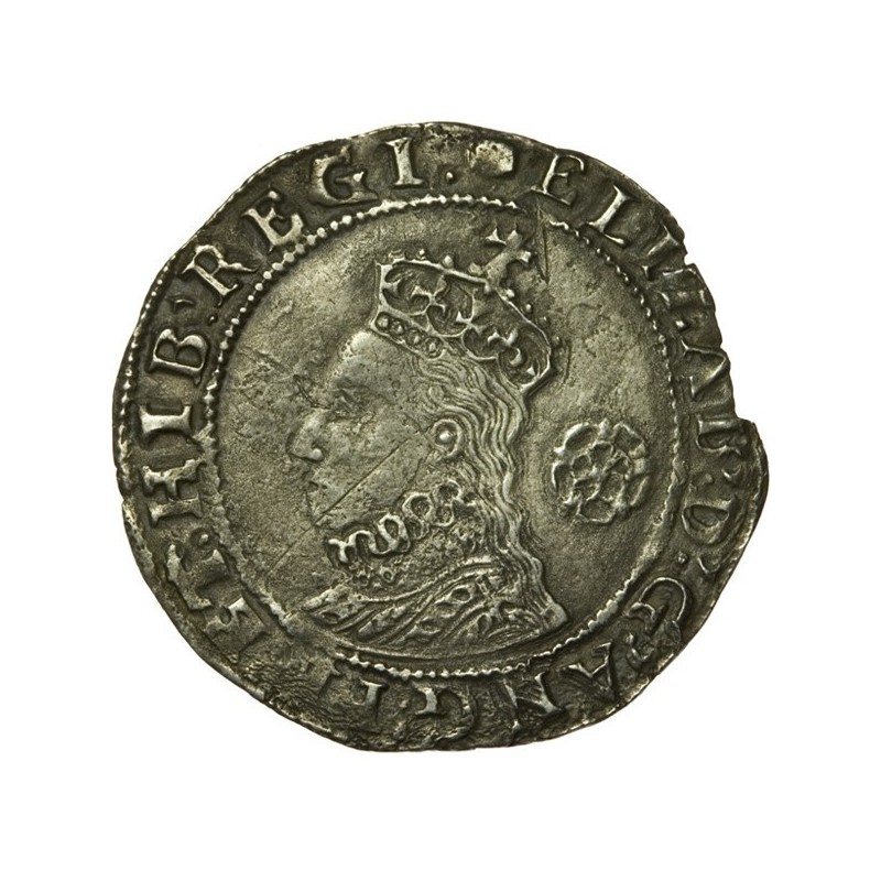 Elizabeth I Silver Sixpence 1593