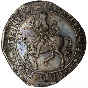Charles I Silver Halfcrown Chester