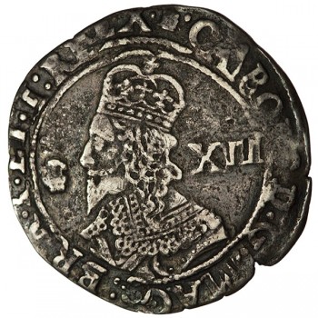 Charles I Silver Shilling Bridgnorth-On-Severn