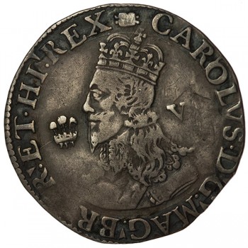Charles I Silver Sixpence Aberystwyth
