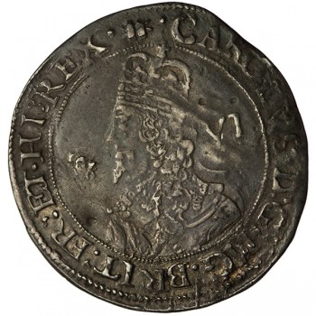 Charles I Silver Sixpence Oxford