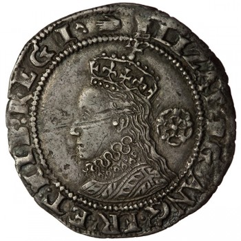 Elizabeth I Silver Sixpence 1591/0