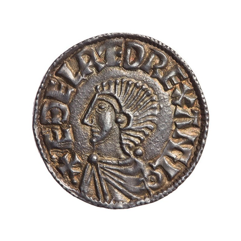 Aethelred II 'Longcross' Silver Penny