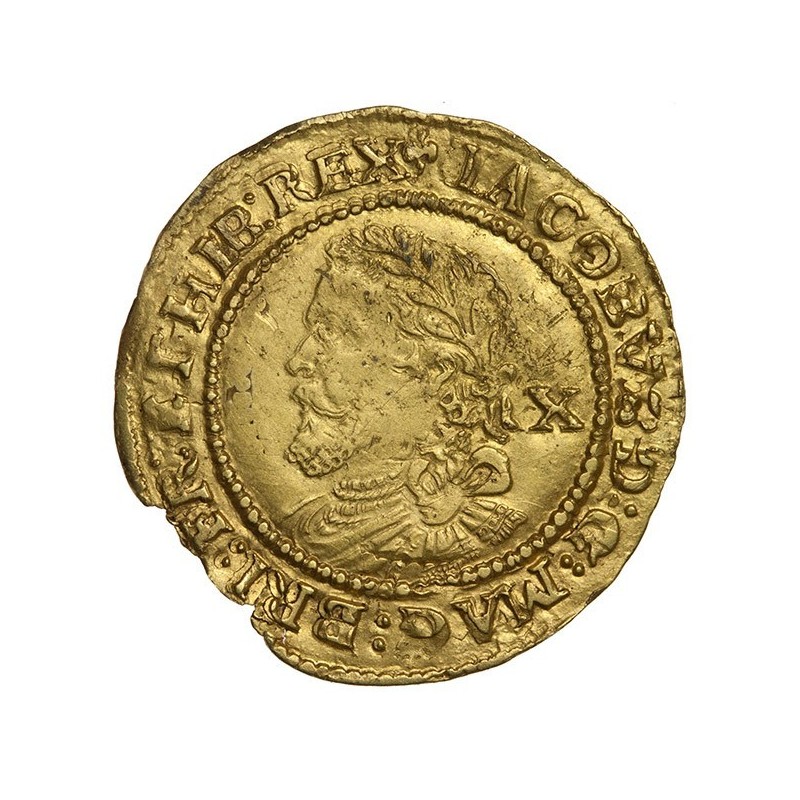 James I Gold Half Laurel