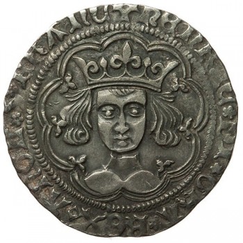 Henry VI Silver Groat Rosette-mascle