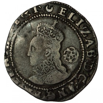 Elizabeth I Silver Sixpence 1589