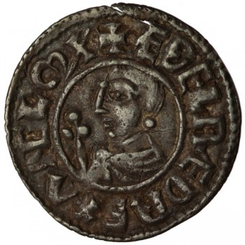 Aethelred II 'CRUX' Silver Penny Dorchester