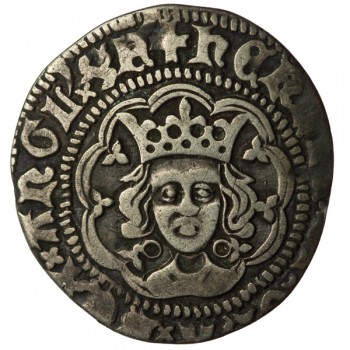 Henry VI Silver Halfgroat Annulet Issue