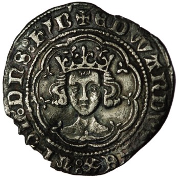 Edward III Silver Halfgroat﻿ - Treaty F