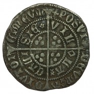 Henry VI Silver Half Groat Rosette-mascle