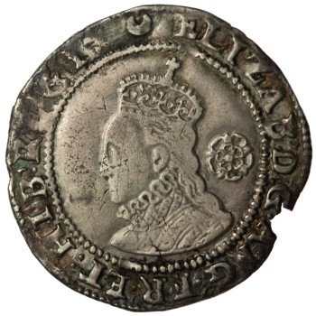Elizabeth I Silver Sixpence 1589/9