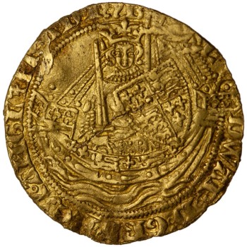 Edward III Gold Half Noble - B/A Mule