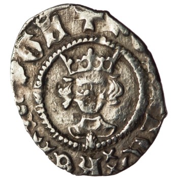 Henry VI Silver Halfpenny Leaf-trefoil