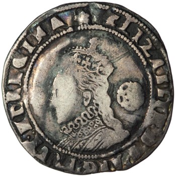 Elizabeth I Silver Sixpence 1575