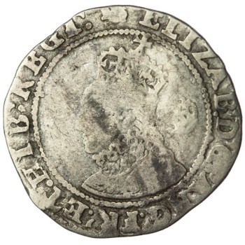 Elizabeth I Silver Sixpence 1596