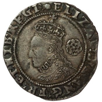 Elizabeth I Silver Sixpence 1592/2