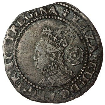 Elizabeth I Silver Sixpence 1572