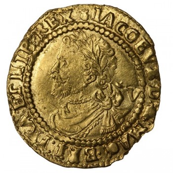 James I Gold Quarter Laurel