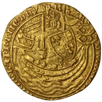 Edward III Gold Noble - E/F Mule