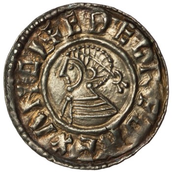 Aethelred II 'Last Small Cross' Silver Penny Thetford