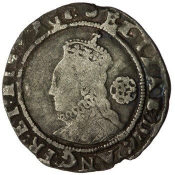 Elizabeth I Silver Sixpence 1587
