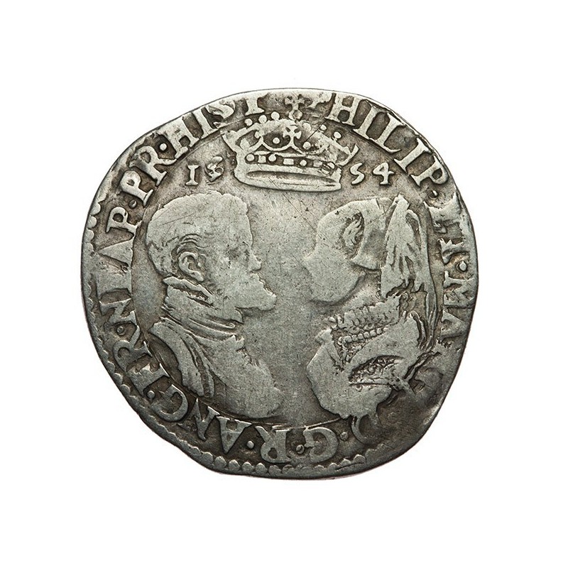 Philip and Mary Silver Shilling