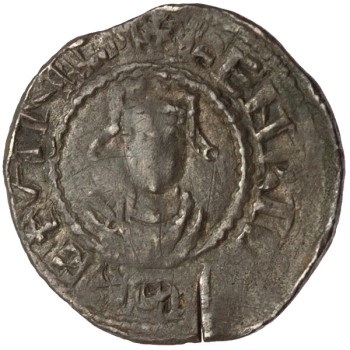 Henry I 'Facing bust/cross fleury' Silver Penny - Thetford